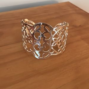 Silver Patterned Cuff